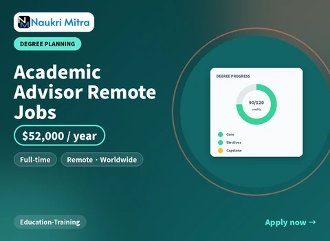 Academic Advisor Remote Jobs