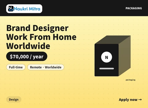 Brand Designer Work From Home Worldwide