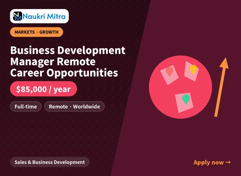Business Development Manager Remote Career Opportunities