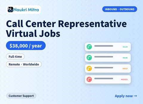 Call Center Representative Virtual Jobs