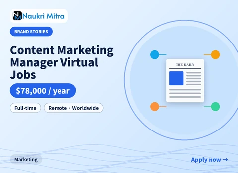 Content Marketing Manager Virtual Jobs