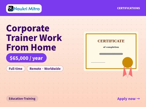 Corporate Trainer Work From Home