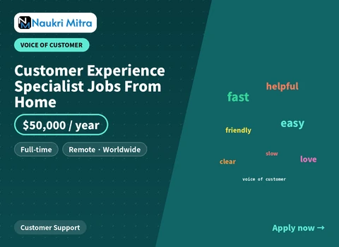 Customer Experience Specialist Jobs From Home