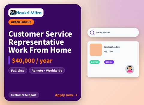 Customer Service Representative Work From Home