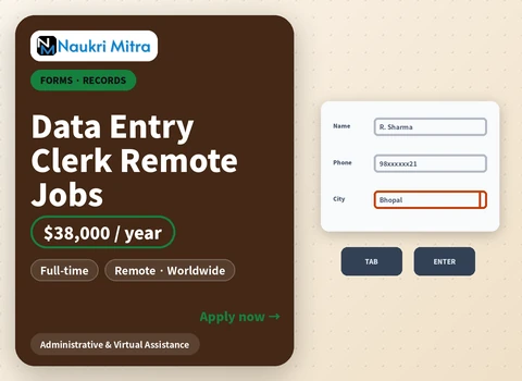 Data Entry Clerk Remote Jobs