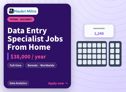 Data Entry Specialist Jobs From Home