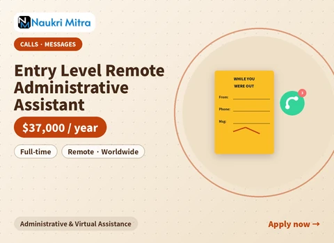 Entry Level Remote Administrative Assistant