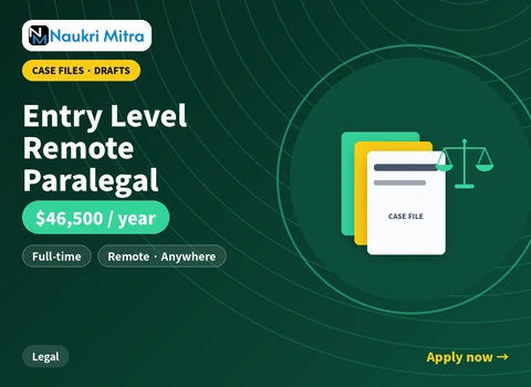 Entry Level Remote Paralegal