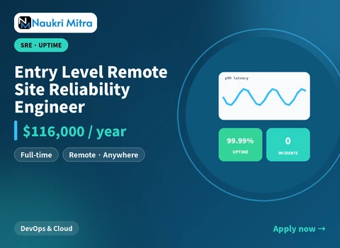 Entry Level Remote Site Reliability Engineer
