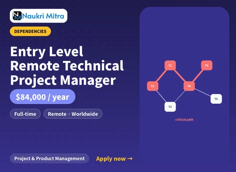 Entry Level Remote Technical Project Manager