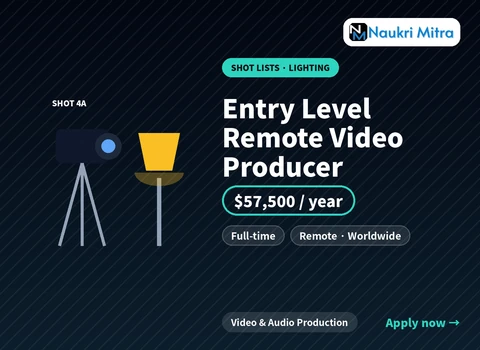 Entry Level Remote Video Producer