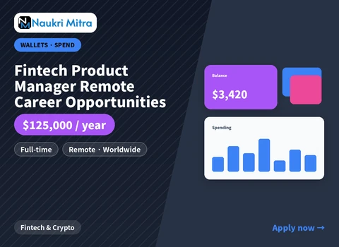 Fintech Product Manager Remote Career Opportunities