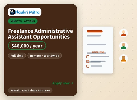 Freelance Administrative Assistant Opportunities