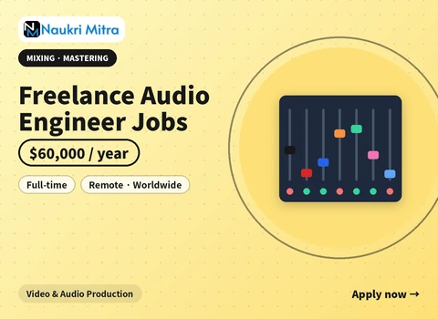 Freelance Audio Engineer Jobs