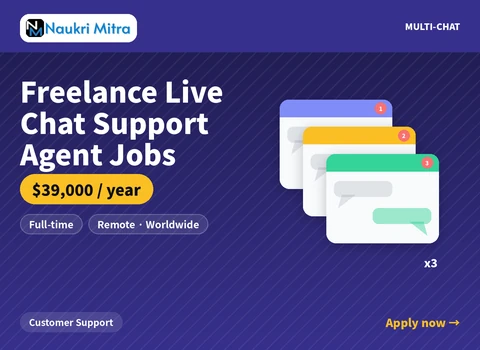 Freelance Live Chat Support Agent Jobs