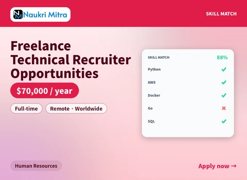 Freelance Technical Recruiter Opportunities