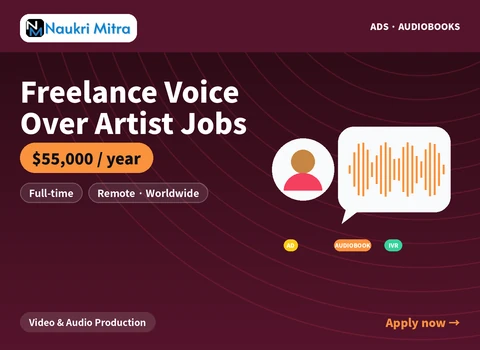 Freelance Voice Over Artist Jobs