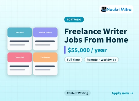 Freelance Writer Jobs From Home