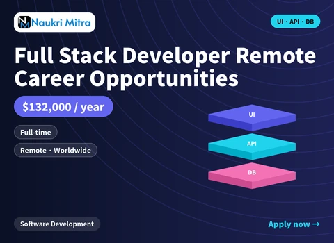 Full Stack Developer Remote Career Opportunities