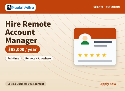 Hire Remote Account Manager