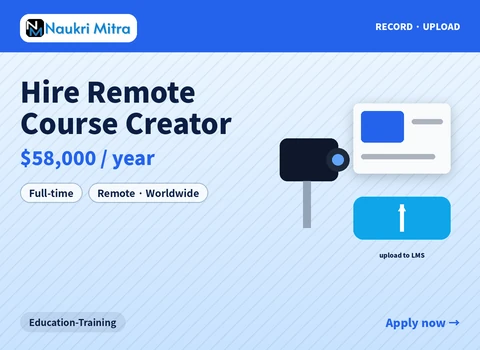 Hire Remote Course Creator