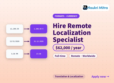 Hire Remote Localization Specialist