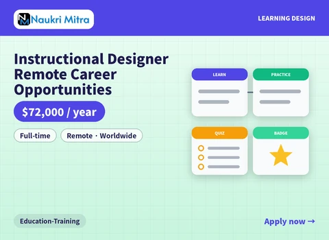 Instructional Designer Remote Career Opportunities