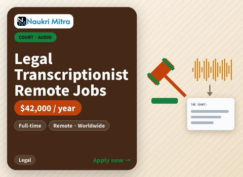 Legal Transcriptionist Remote Jobs