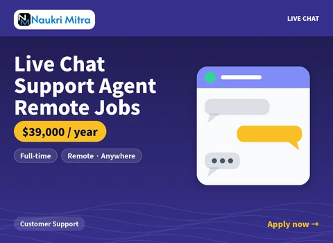Live Chat Support Agent Remote Jobs