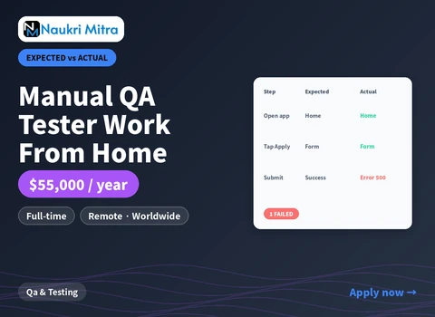 Manual QA Tester Work From Home