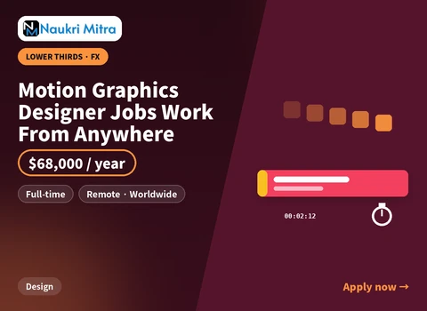 Motion Graphics Designer Jobs Work From Anywhere