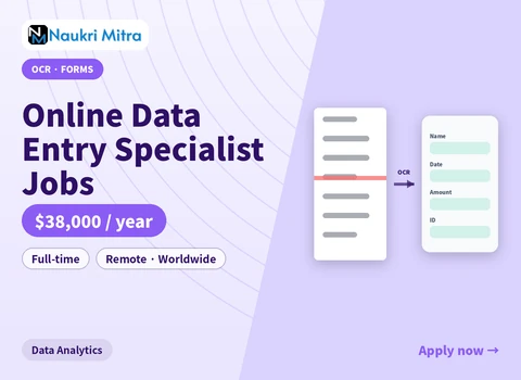 Online Data Entry Specialist Jobs