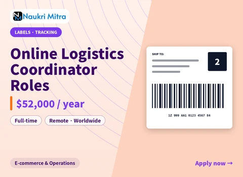 Online Logistics Coordinator Roles