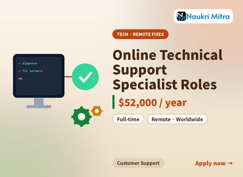 Online Technical Support Specialist Roles