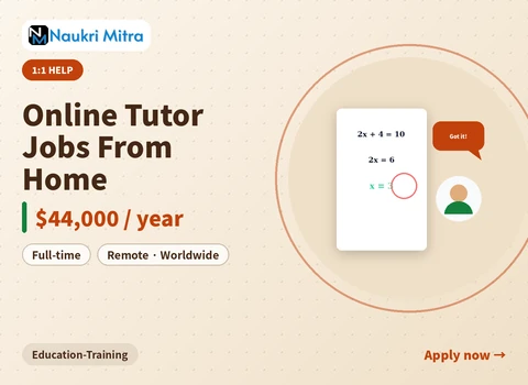 Online Tutor Jobs From Home