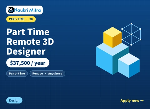 Part Time Remote 3D Designer