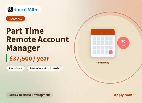 Part Time Remote Account Manager