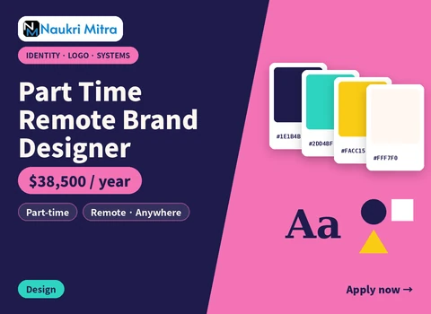 Part Time Remote Brand Designer