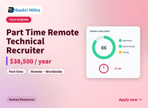 Part Time Remote Technical Recruiter