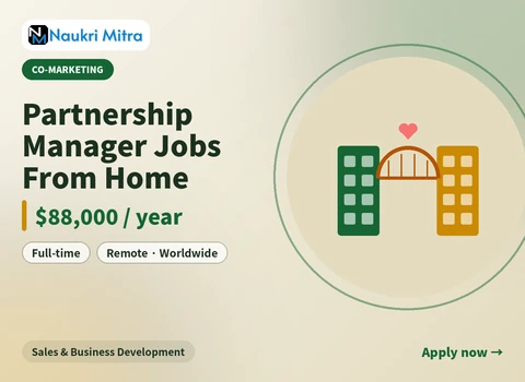 Partnership Manager Jobs From Home
