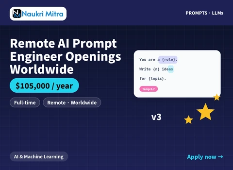 Remote AI Prompt Engineer Openings Worldwide