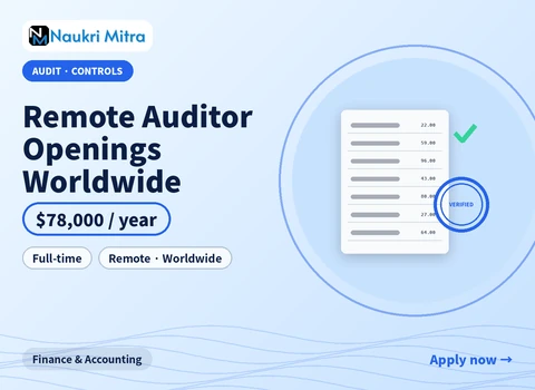 Remote Auditor Openings Worldwide