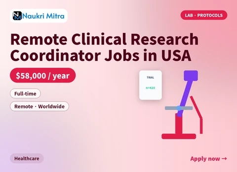 Remote Clinical Research Coordinator Jobs in USA