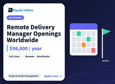 Remote Delivery Manager Openings Worldwide