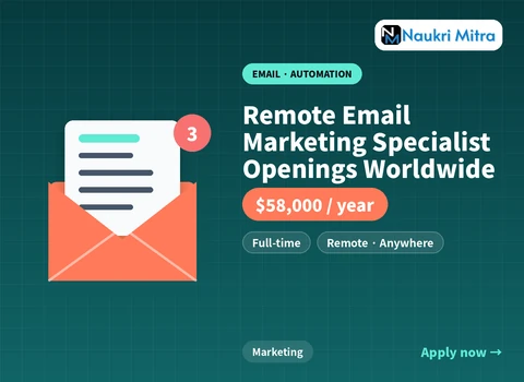 Remote Email Marketing Specialist Openings Worldwide