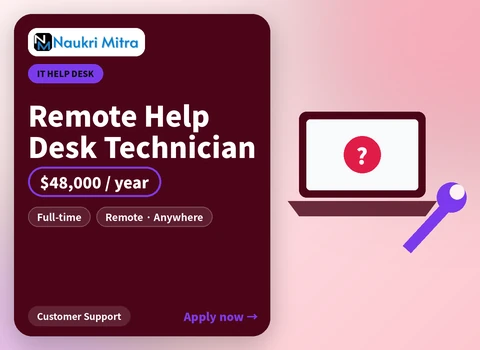 Remote Help Desk Technician
