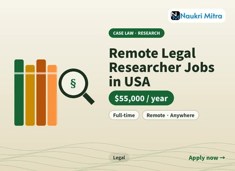 Remote Legal Researcher Jobs in USA