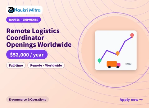 Remote Logistics Coordinator Openings Worldwide