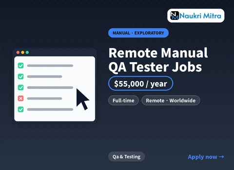 Remote Manual QA Tester Jobs