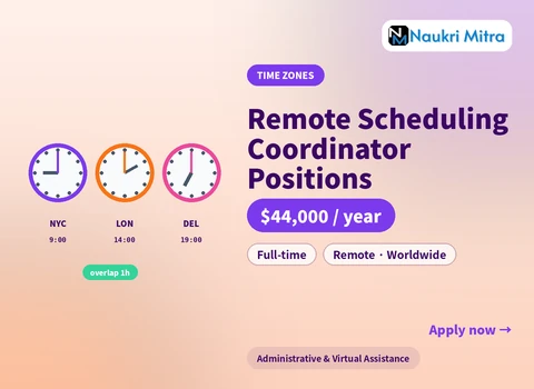 Remote Scheduling Coordinator Positions